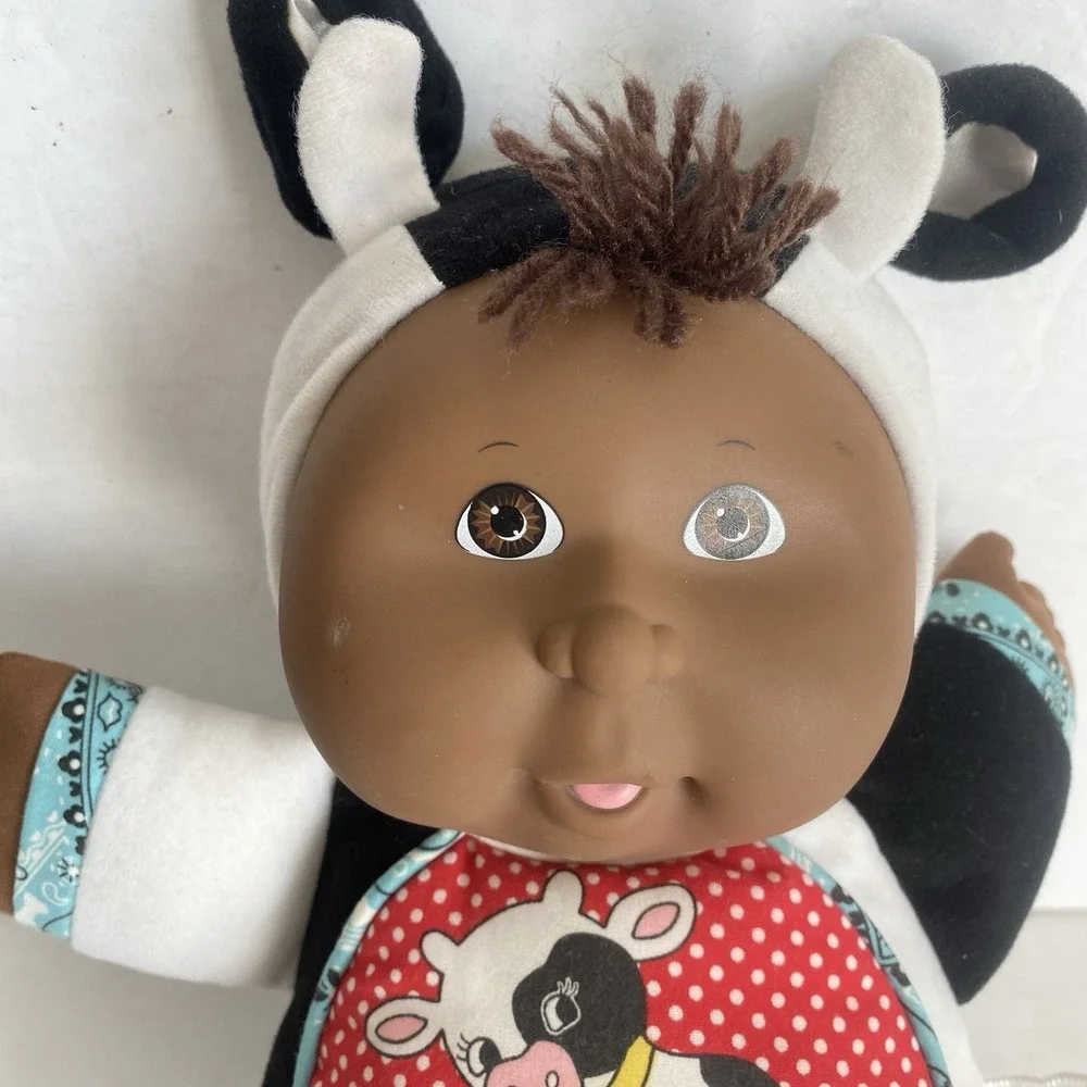 Cabbage Patch Farm Babies African American Cow Doll Talkin‎ Vintage 1993 Talking